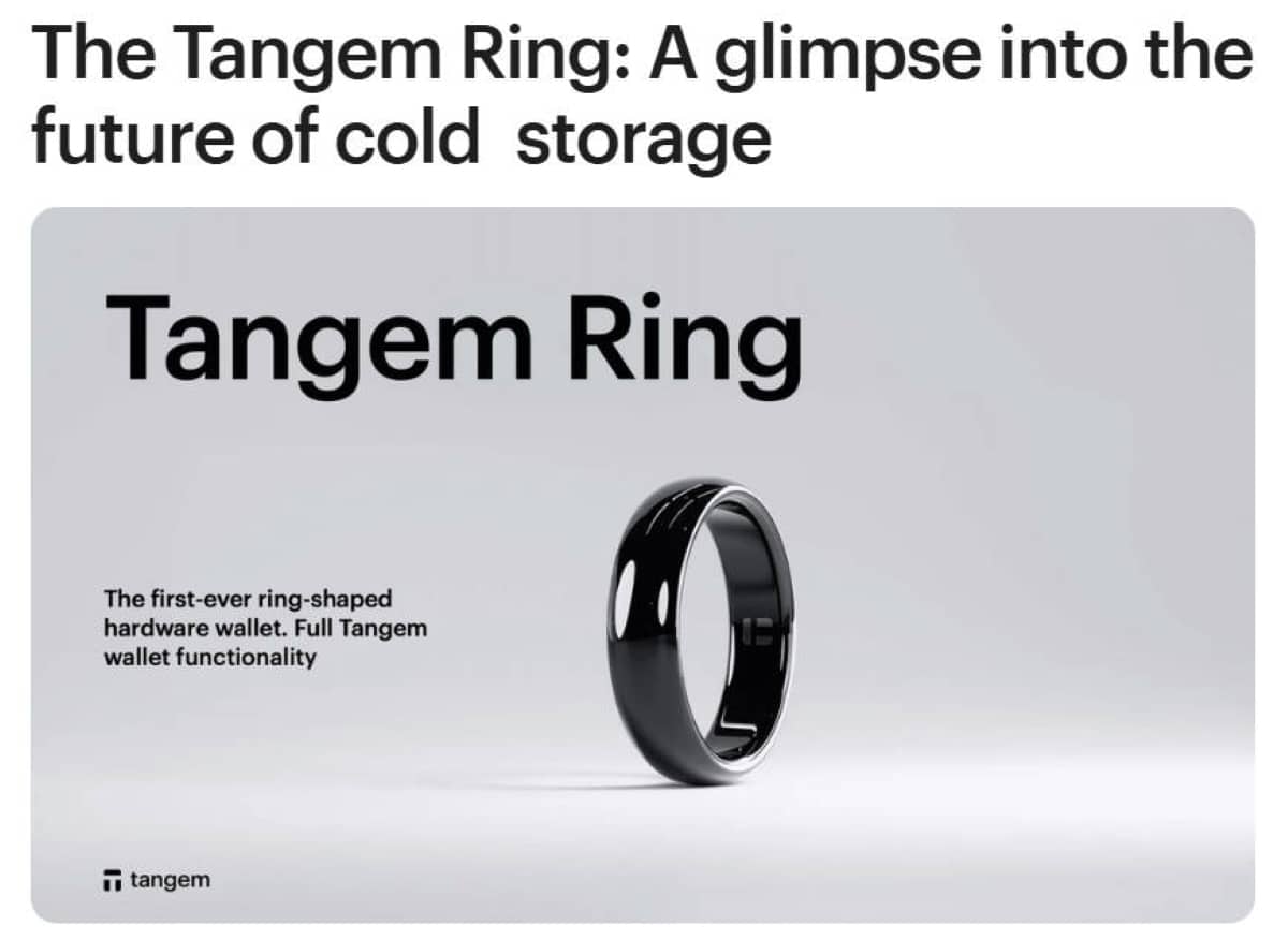 On voit apparaître des accessoires à porter au doigt ou au poignet pour rendre la crypto plus pratique.