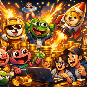 Les memecoins explosent et favorisent le retour des particuliers sur le marché crypto