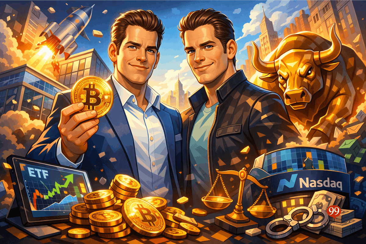 Bitcoin à 1 million de dollars ? La folle prédiction des fondateurs de Gemini