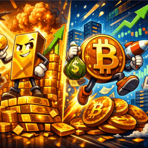 Record de prix pour l&rsquo;or : voilà pourquoi bitcoin va suivre le même chemin