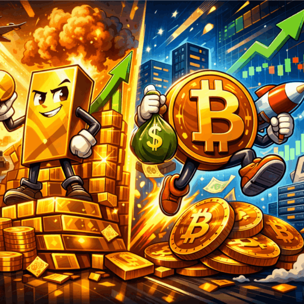 Record de prix pour l&rsquo;or : voilà pourquoi bitcoin va suivre le même chemin