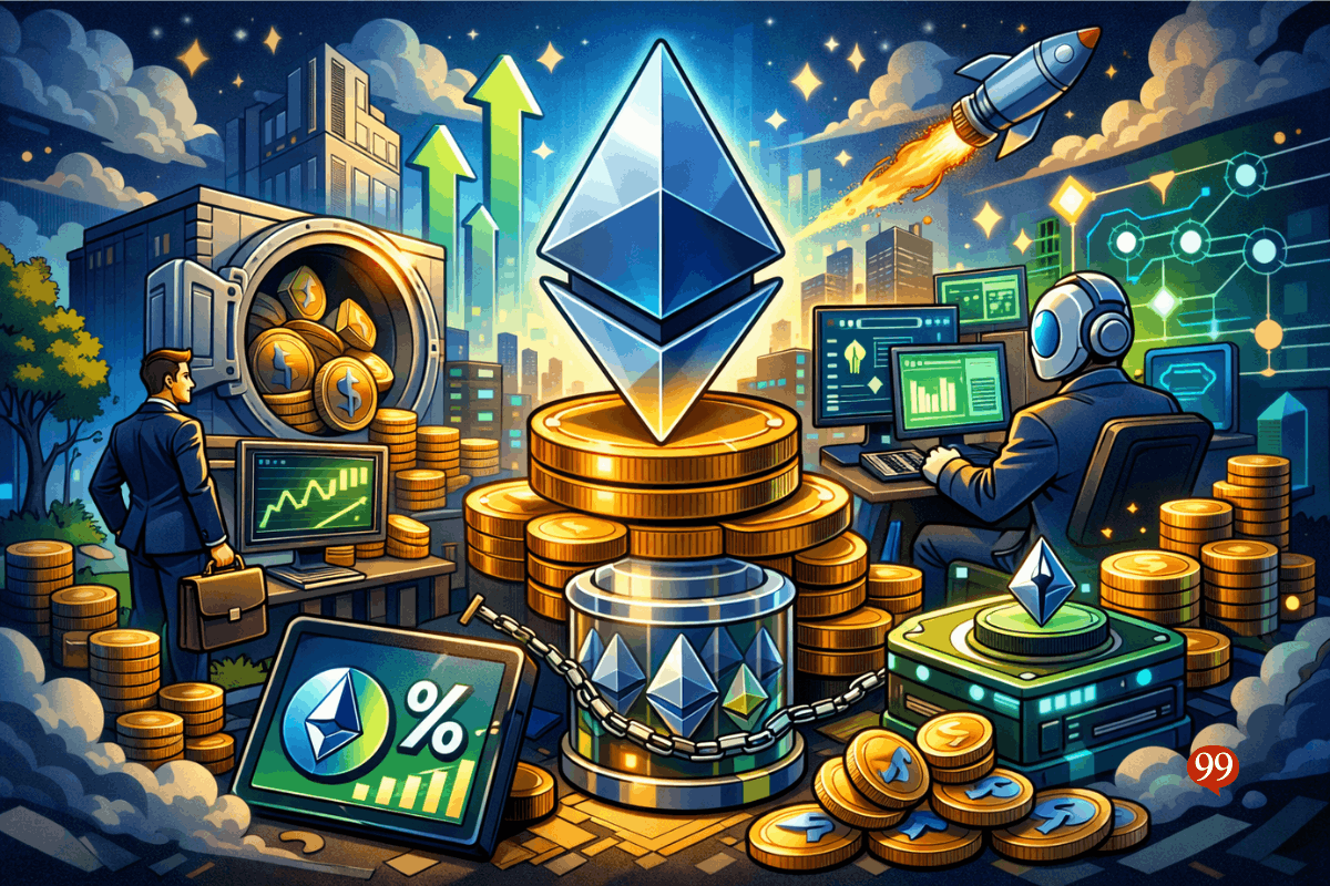 30 % des ETH en staking : un succès institutionnel qui conduira à de nouveaux sommets ?