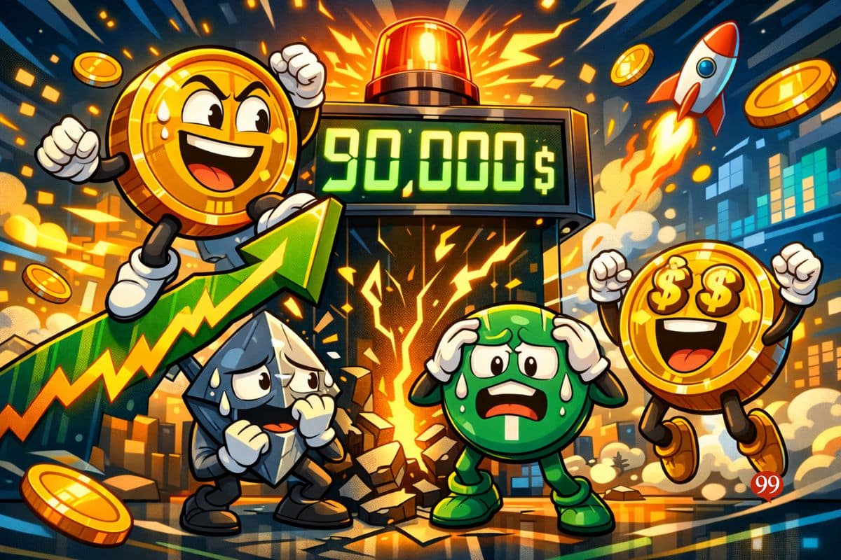 Le Bitcoin s&rsquo;approche dangereusement des 90 000 $, quel avenir le BTC ?