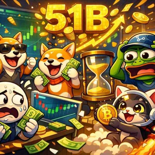 Le marketcap des memecoins dépasse 51 milliards de dollars tandis qu&rsquo;il ne reste plus que 3 jours pour la prévente de Pepenode