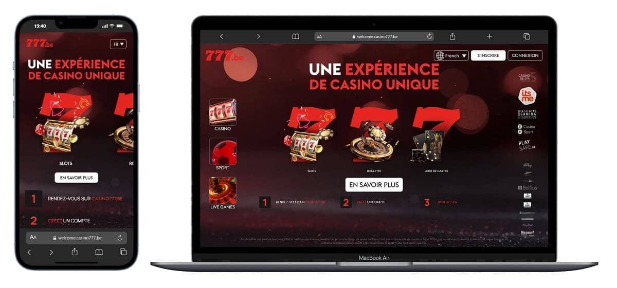 casino en ligne belgique - casino 777