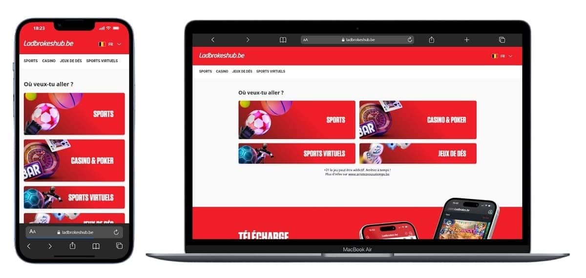 Ladbrokes - casino en ligne belgique