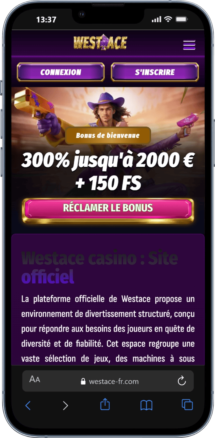 premium Westace Casino tours bonus publicité