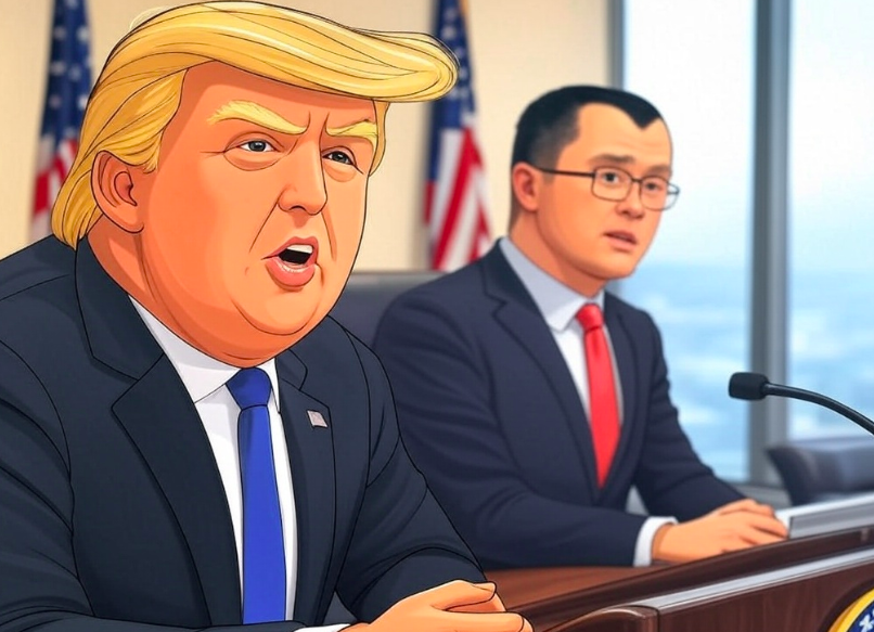 La famiglia Trump in trattative per una quota in Binance mentre Changpeng Zhao chiede la grazia presidenziale