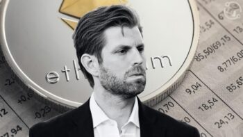 Ethereum in frenata dopo il tweet di Eric Trump, coincidenza o c'è di più?
