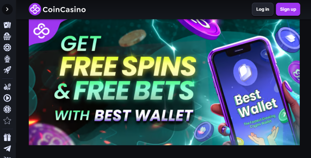CoinCasino - bonus best wallet