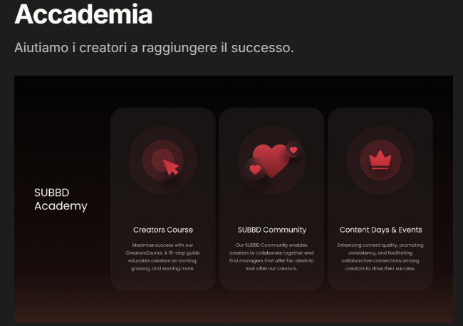 Comprare SUBBD - accademia