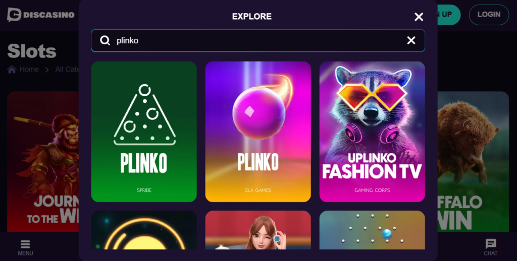 Discasino Home Page
