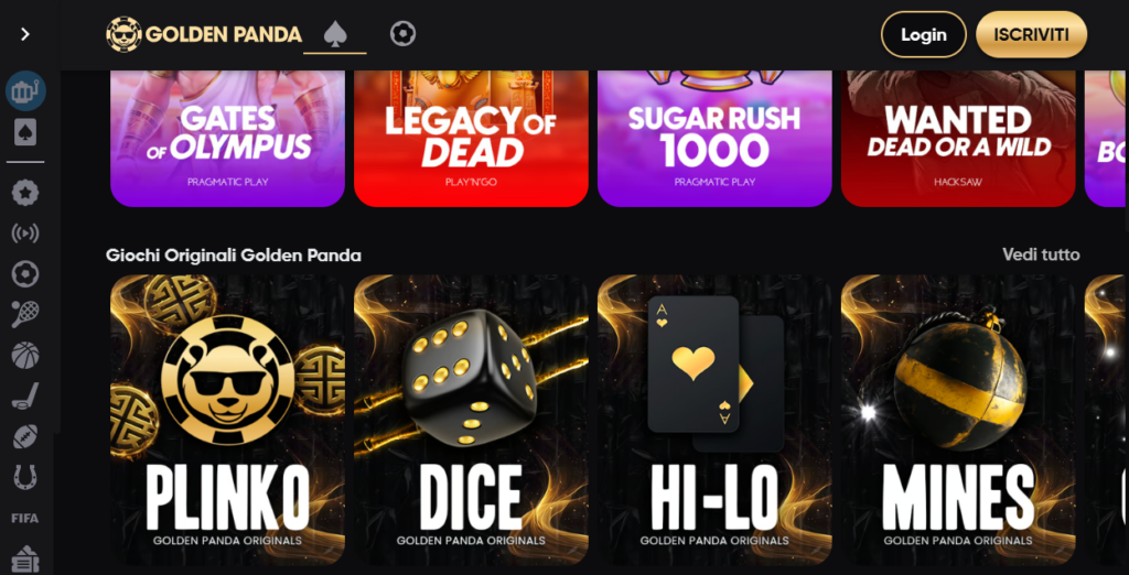 Golden Panda Home Page