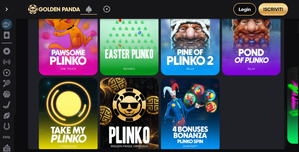 Golden Panda home page