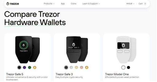 migliori wallet erc20 - trezor