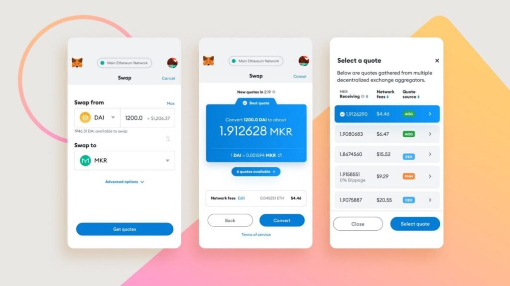 Casino metamask - interfaccia
