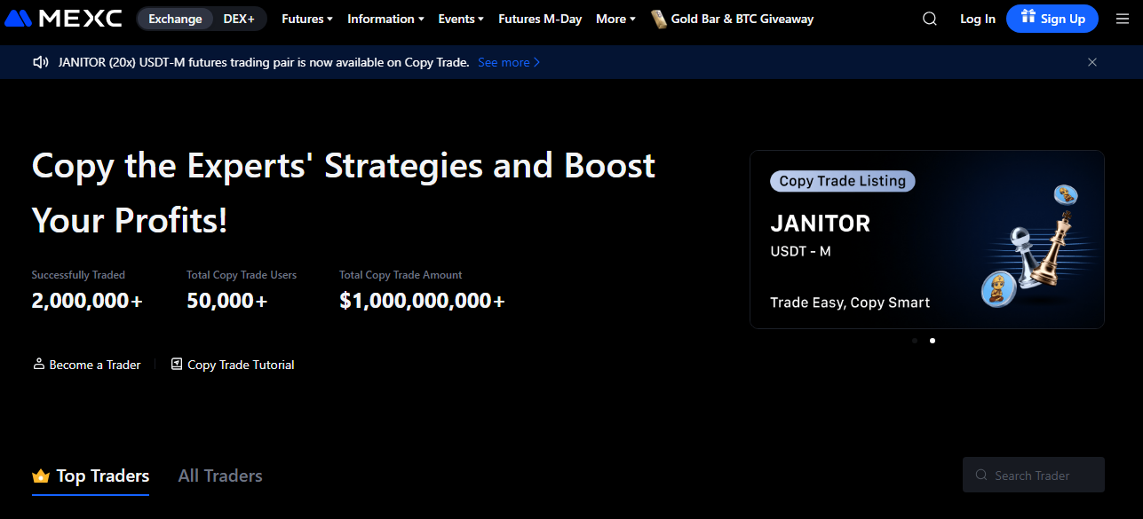 mexc copy trading