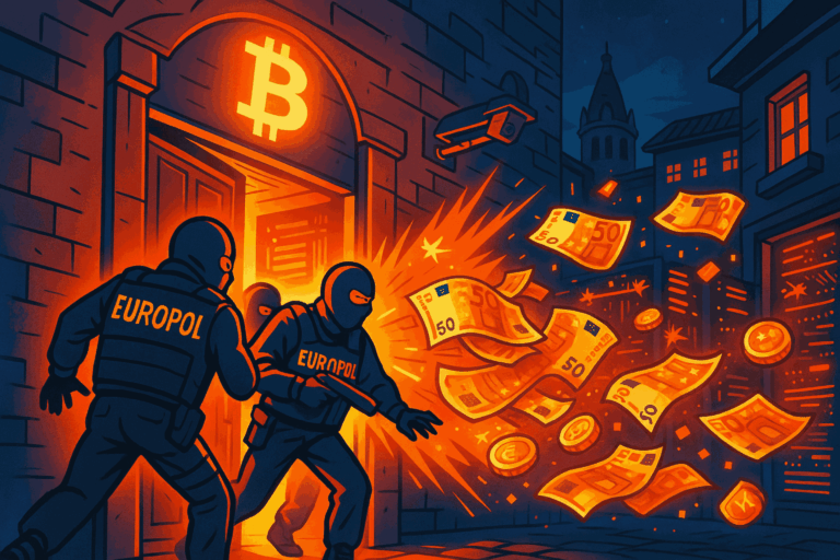 Europol: Maxi Rete di Riciclaggio da 540 Milioni in Crypto Smantellata