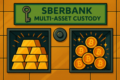 Russia: Sberbank Vuole Custodire le tue Criptovalute Come un Normale Conto Bancario
