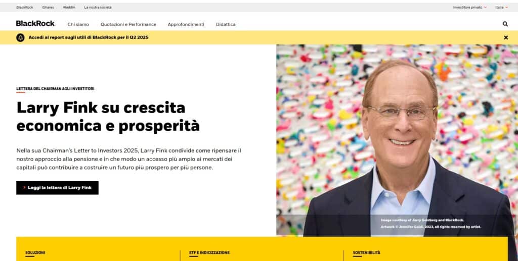 BlackRock è una buona scelta per gli investitori che desiderano diversificare nel settore delle criptovalute e consente loro di accedere a diversi asset crypto