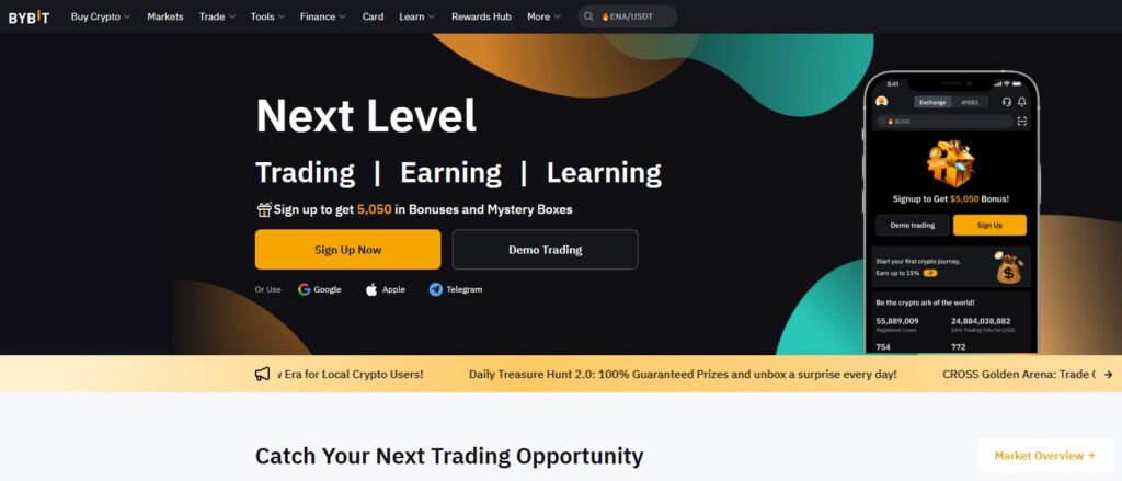 Bybit è un exchange affermato che offre anche il social trading per i Solana Futures