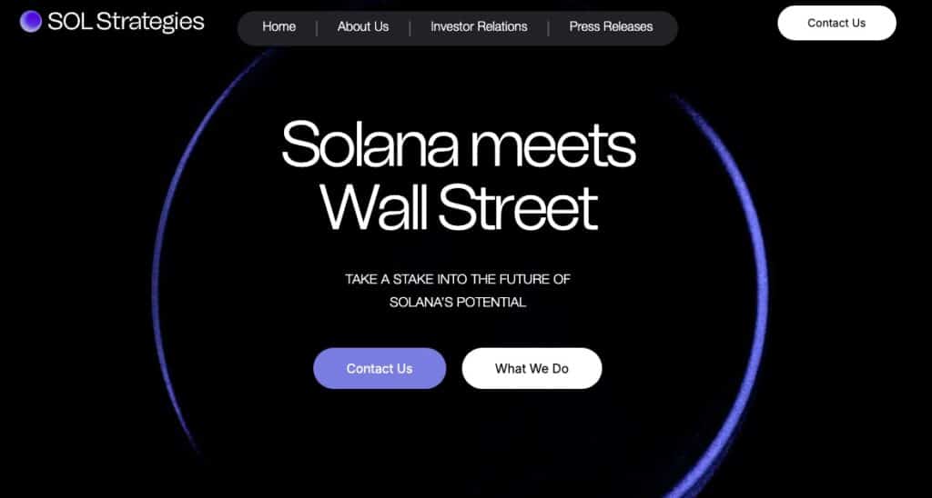  Sol Strategies offre agli azionisti un’esposizione diretta al potenziale di crescita dell’ecosistema Solana, un ottimo strumento per acquistare le migliori azioni crypto