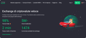 ChangeNOW - piattaforma senza KYC con pagammenti in valute fiat