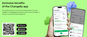 Changelly - no KYC che supporta oltre 150 criptovalute