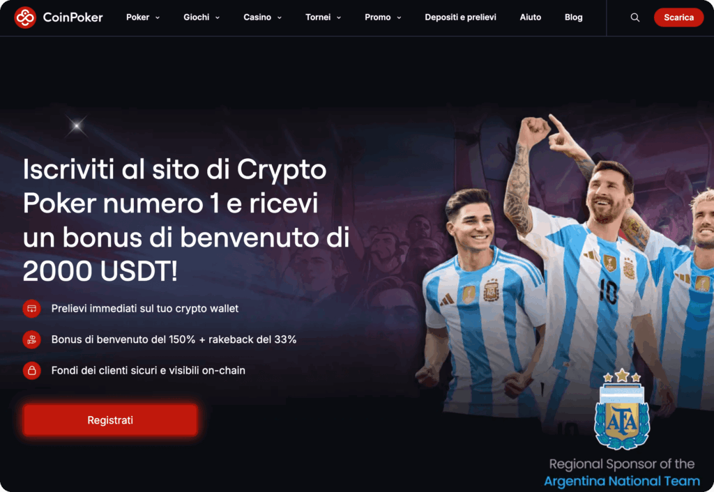 CoinPoker - home page | migliori crypto poker