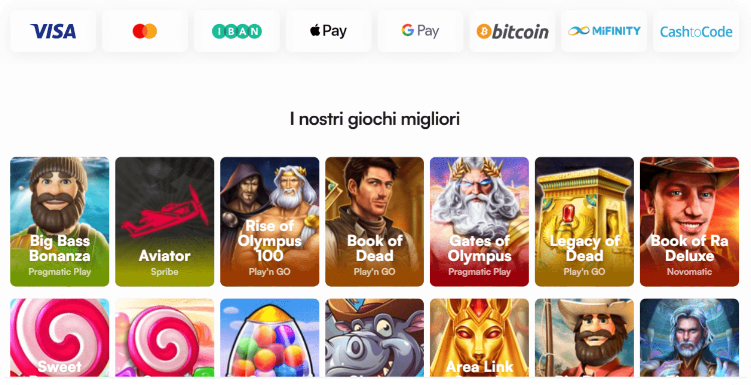 Instaspin - tante slot machine da Web e mobile