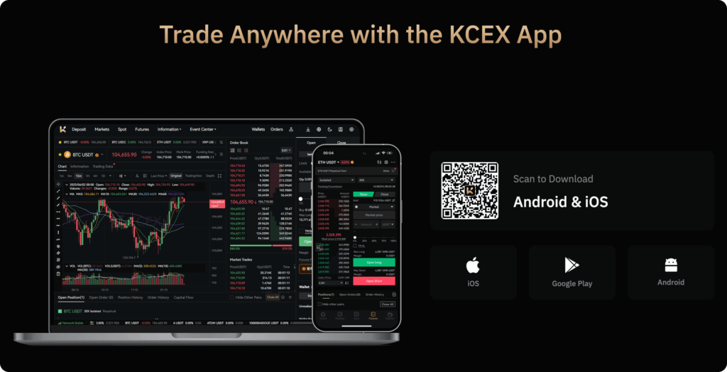 Kcex - interfaccia utente semplice e trading senza verifica obbligatoria