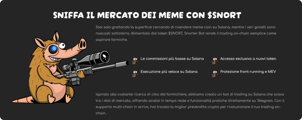 Le migliori meme coin Solana - snorter