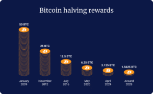 Previsioni bitcoin - halving rewards