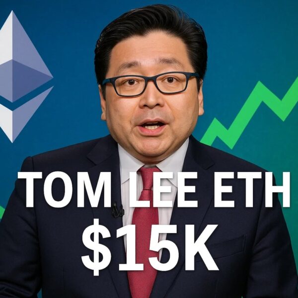 Ethereum Scende Mentre Tom Lee Crypto Afferma che ETH Raggiungerà i 15.000 dollari