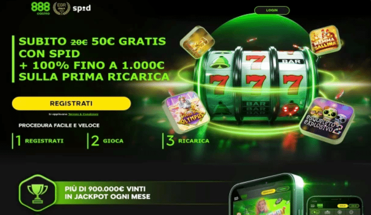 Casino PayPal - 888casino bonus