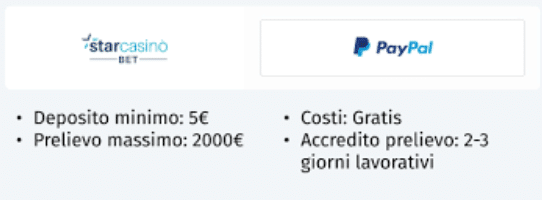 Casino PayPal - star casino