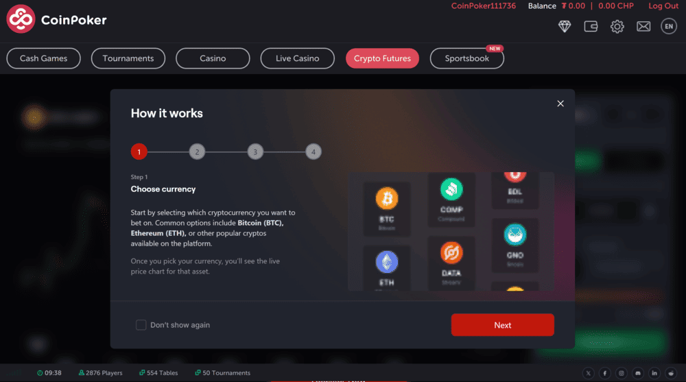 CoinFutures funzionamento