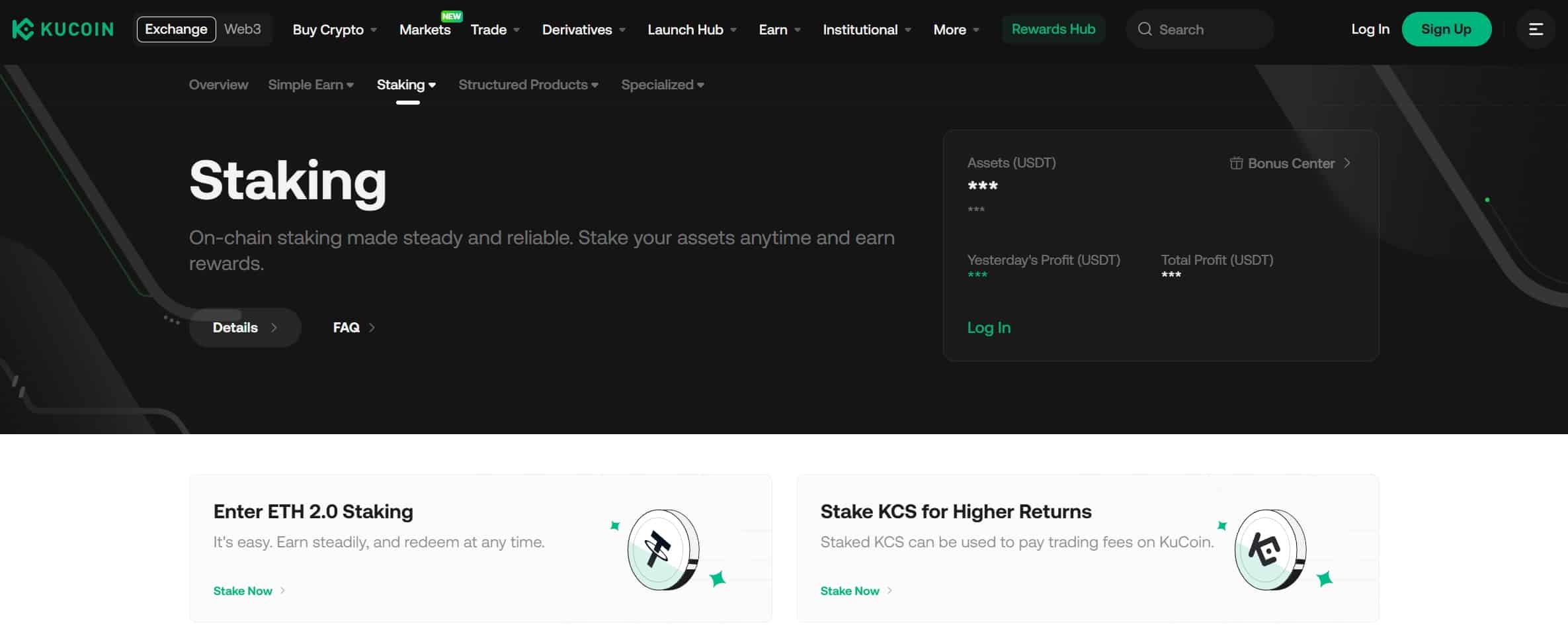 kucoin staking crypto