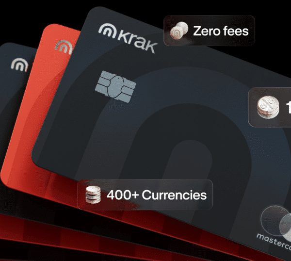 Kraken lancia la “Krak Card” in UE e UK: Cashback, APY fino al 10% e zero commissioni esterne