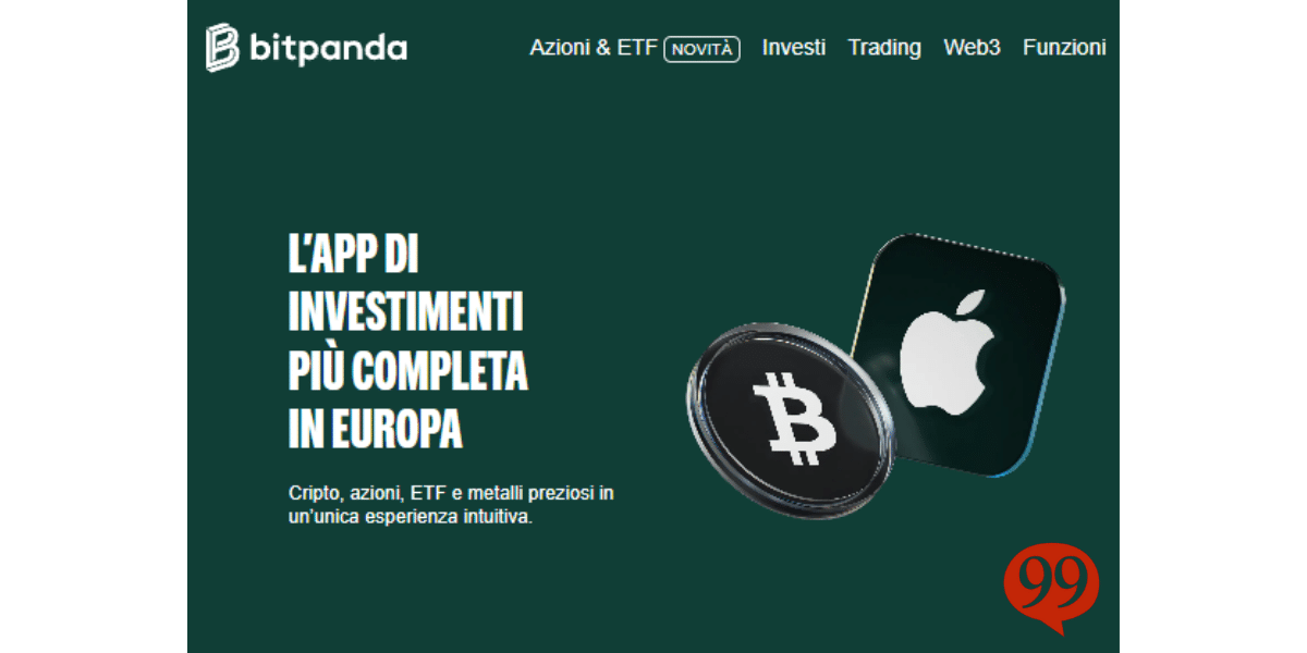 Bitpanda Lancia il Trading di Azioni ed ETF con Promo Esclusiva