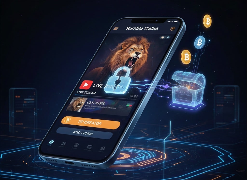 Rumble e Tether lanciano il Wallet per le mance crypto