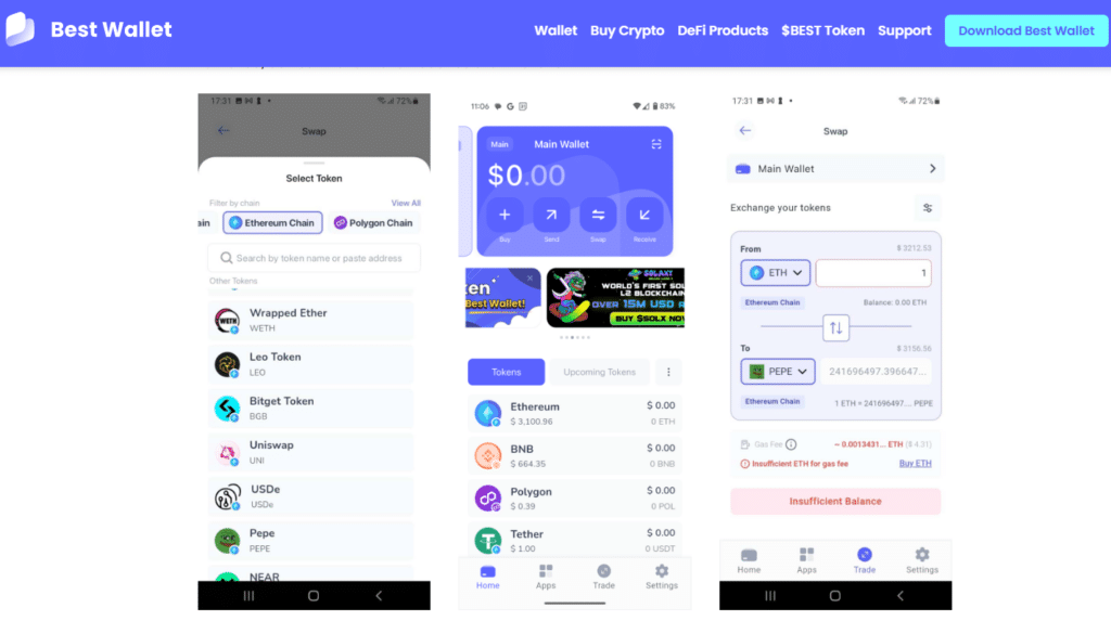 Migliori exchange crypto - Best Wallet
