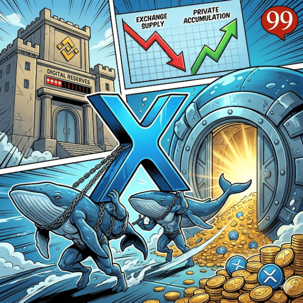 XRP: crollano le riserve sugli exchange. È in corso un accumulo da parte delle Whale?