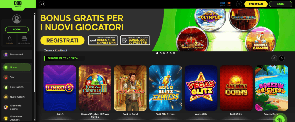 nuovi casino online - 888casino