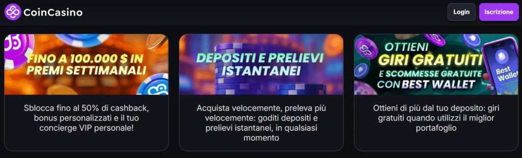 Grafico esplicativo sui bonus dei casino online