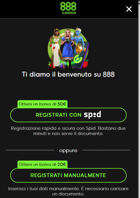 nuovi casino online - registrazione 2