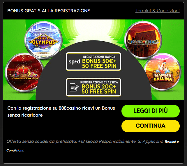nuovi casino online - registrazione 3