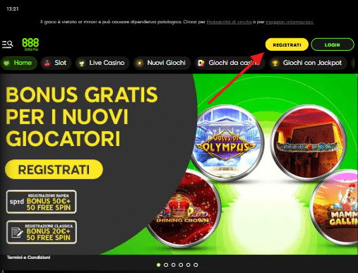 nuovi casino online - registrazione