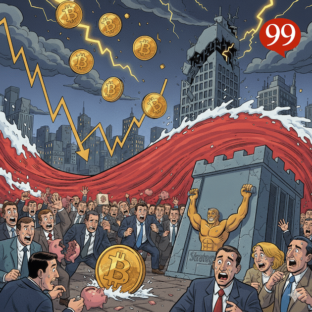 Le perdite degli ETF Bitcoin toccano i 7 miliardi $ mentre il prezzo rischia i 65.000 $: MSTR ammortizza il colpo