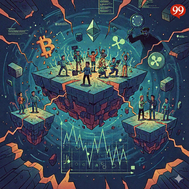 Gli analisti avvertono: il sell-off delle crypto frammenta i mercati in “isole di liquidità”